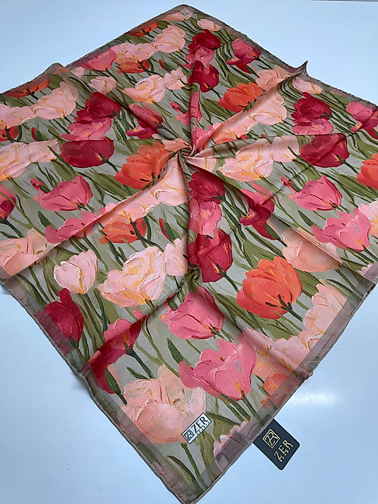 Florenza Desen Eşarp Pembe
