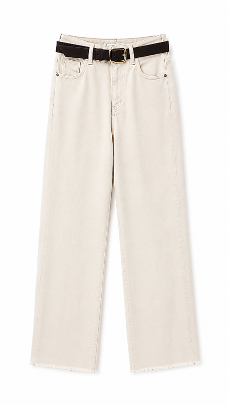 Kemerli Kot Pantolon